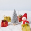 Cây thông noel bạc 6.5cm