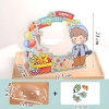 Hộp kẹo trong suốt + túi giấy cho bé trai ( 2 chi tiết )