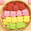 Bánh Quy Hình Gấu Mix Màu (220g)