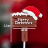 SLC-Que Cắm Silicon Bảng Chữ Merry Christmas