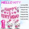 Bóng Chữ HPBD Mèo Kitty