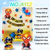 Bóng Chữ HPBD Siêu Anh Hùng 1 A112