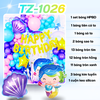 Bóng Chữ HPBD Tiên Cá 2 TZ1026