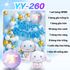 Bóng Chữ HPBD Chó Trắng YY-260