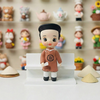 Tượng Đất Set Bé Trai Áo Dài Nâu