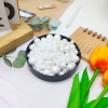 Lọ 100gr Kẹo Đường Tròn Trắng mix size (100gr )