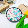 Lọ 100gr kẹo đường sao mix màu