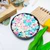 Lọ 100gr kẹo đường sao mix màu