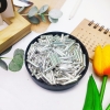 Lọ 100gr Kẹo Đường Hình Trụ Dài Bạc