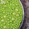 Keo - bi đường tròn mix size xanh lá (100gr)