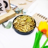 Lọ 100gr Kẹo Đường Hình Trụ Dài Vàng Ánh