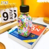 Lọ 100gr Kẹo Đường Tim Mix Màu