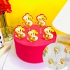 SCG-set cắm tiền chữ $ 3D vàng