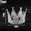 VM - Vương miện 7 cánh nhựa bạc đường kính 7.6cm,cao 6cm.
