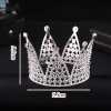 VM - Vương miện 7 cánh nhựa bạc đường kính 7.6cm,cao 6cm.