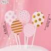 SCG - set cắm giấy 5 quả bóng mix hồng.