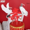 SCG- set cắm hạc chữ thọ