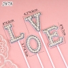 SCG- set cắm Love ngọc trai trắng
