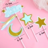 SCG - set cắm mây trăng sao 2 lớp XANH
