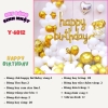 Bóng chữ HPBD vàng trắng 6812 TT.