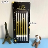 Vỉ 6 nến hàn quốc trắng vàng 13.5cm