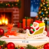 Tuong - Ông già noel và tuần lộc trượt tuyết