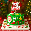 QC - Que cắm merry christmas người tuyết.