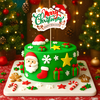SCG- Que cắm merry christmas mũ đỏ.