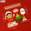 SCG - set cắm noel bé gái oto