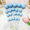 Combo gói 20 bi xanh dương nhạt 4 size