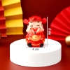 CN-Thần Tài Ôm Thỏi Nhựa Mềm