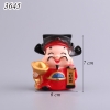 CN-Ông Thần Tài Cầm Thỏi Vàng Nhựa Mềm