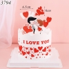 SCG-set cắm cặp đôi kiss đỏ.