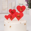 SCG-sét cắm tim đỏ love meka vàng