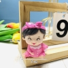 CN-bé gái bình sữa nơ hồng nhựa mềm