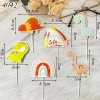 SCG-set cắm giấy khủng long cầu vồng.