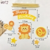 SCG-Set cắm sư tử ngồi và chùm bóng.