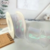 Ruybang voan lụa óng TRẮNG cao 4cm dài 9m