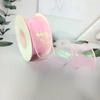 Ruybang voan lụa óng HỒNG cao 4cm dài 9m
