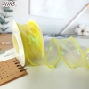 Ruybang voan lụa óng VÀNG cao 4cm dài 9m