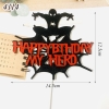 SCG-Set cắm nhện đen happybirth day my hero