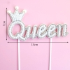 QC-Que cắm chữ queen ngọc trai trắng