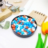 Lọ 100gr Kẹo Đường Tim Đỏ Trắng Xanh