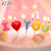 Nến i love you sắc màu