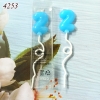 Nến số 2 Xanh nghệ thuật