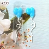 Nến số 4 Xanh nghệ thuật