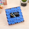 Vỉ 50 nến  .TIM.  TeaLight tình yêu màu xanh dương