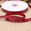 Ruybang Handmade đỏ đô khổ 1cm,25m