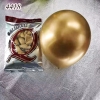 Gói 50 bóng bay nhũ màu vàng đồng