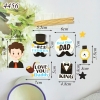 Set cắm cha dad-king- love you
